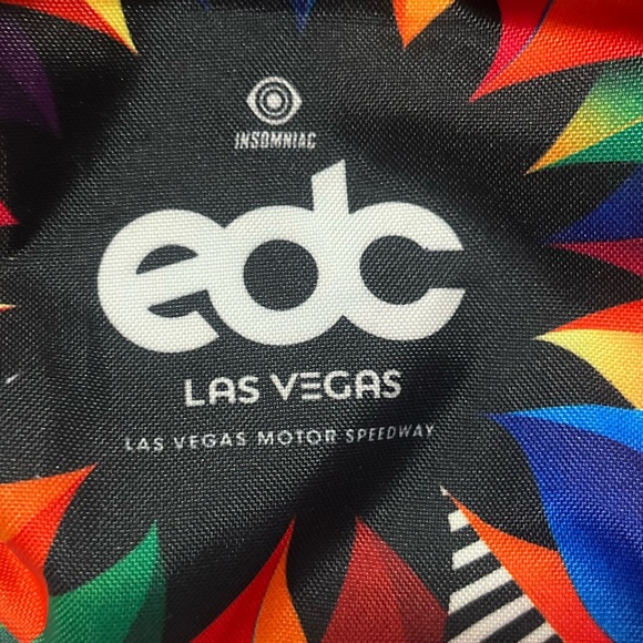 *RARE* EDC Las Vegas Motor Speedway  Waist Fanny Pack Colorful Waist Bag - Picture 5 of 7